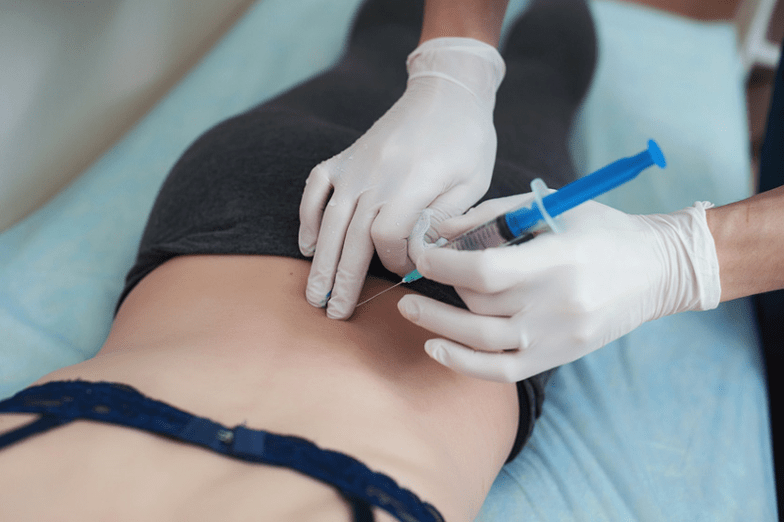 блокада кај лумбална остеохондроза